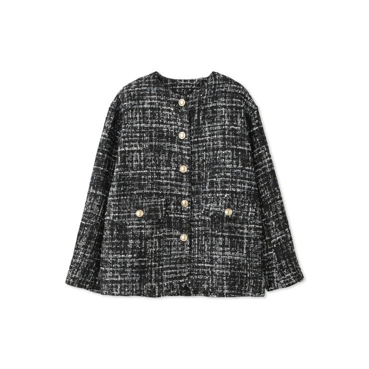 チュールレイヤーセットツィードジャケット | QUEENS COURT | 詳細画像19 