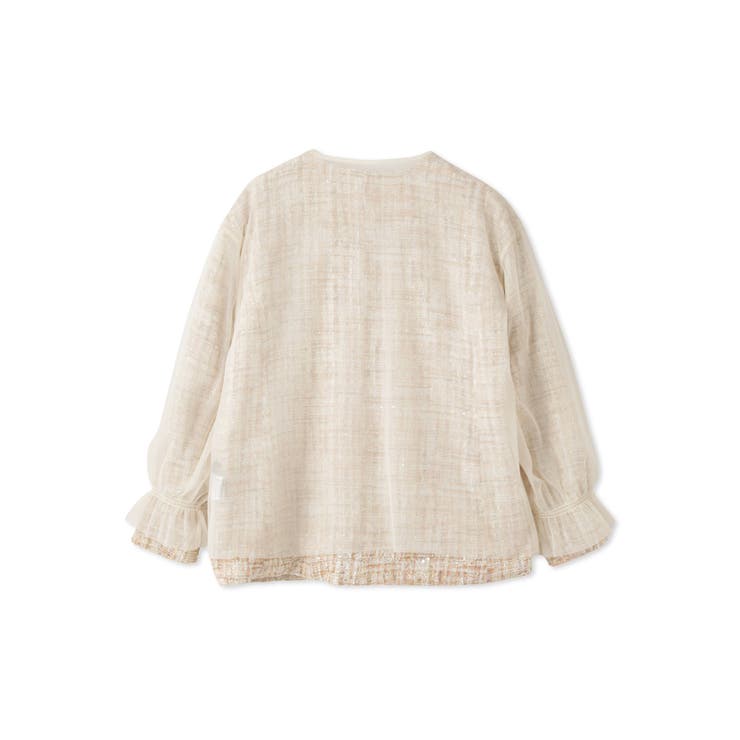 チュールレイヤーセットツィードジャケット | QUEENS COURT | 詳細画像22 