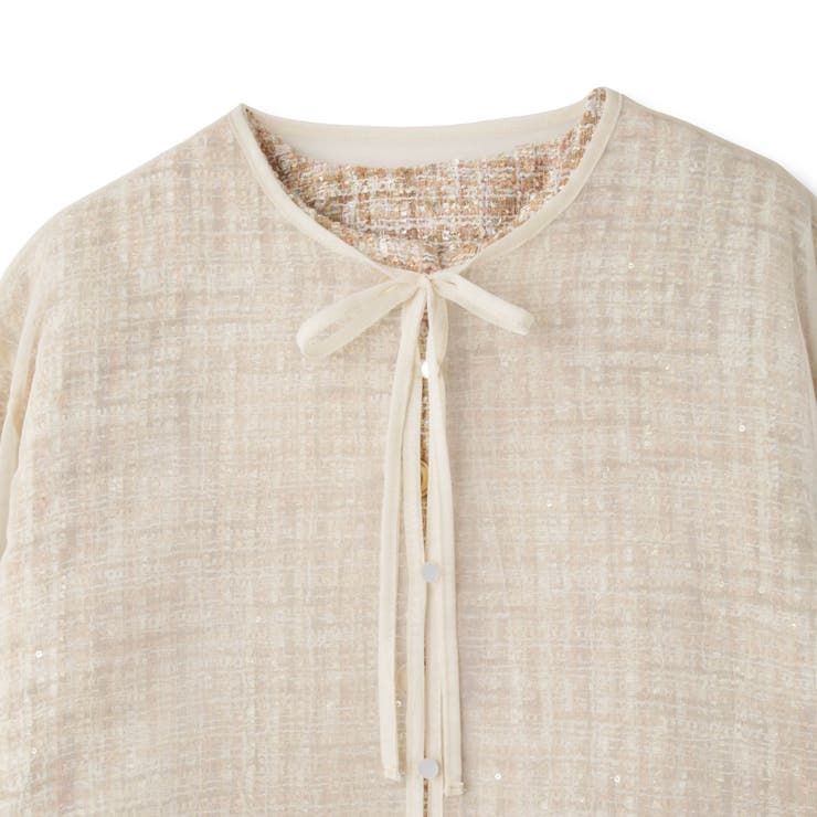 チュールレイヤーセットツィードジャケット | QUEENS COURT | 詳細画像28 