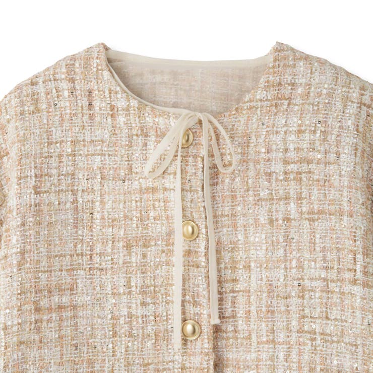 チュールレイヤーセットツィードジャケット | QUEENS COURT | 詳細画像29 