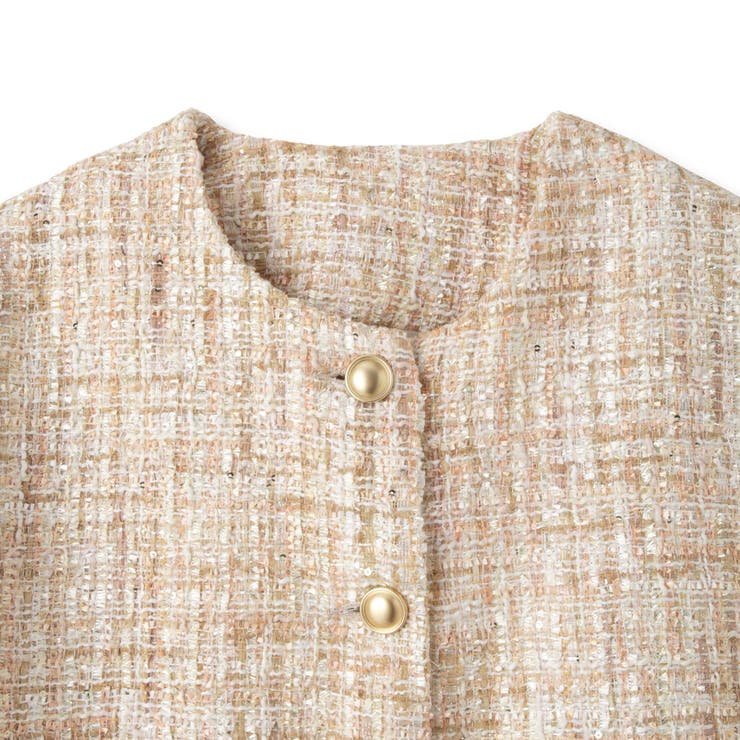 チュールレイヤーセットツィードジャケット | QUEENS COURT | 詳細画像30 