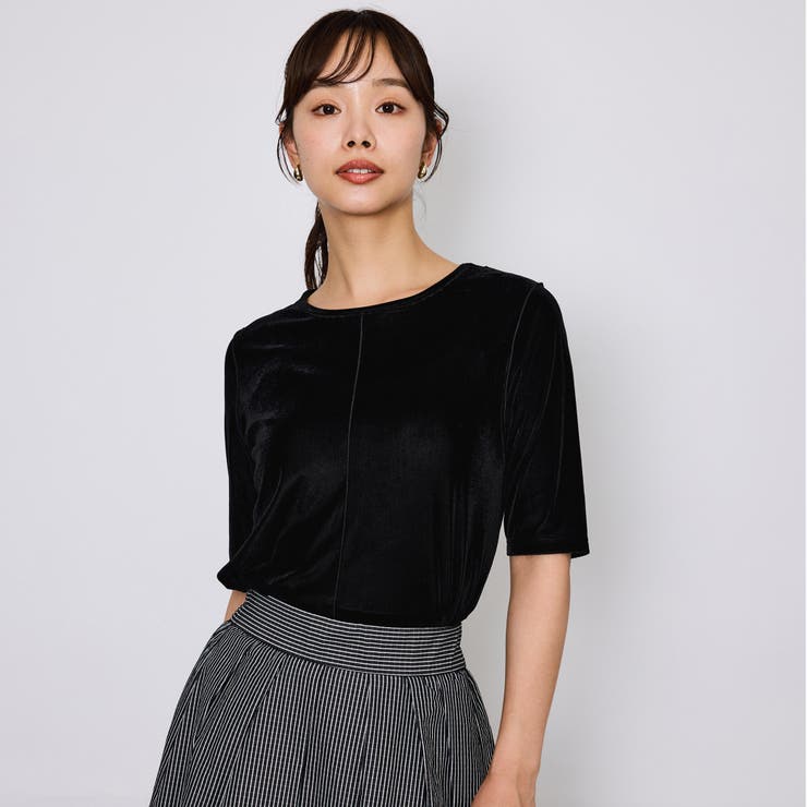 シアーベロアセンターシームプルオーバー≪手洗い可能≫ | QUEENS COURT | 詳細画像9 