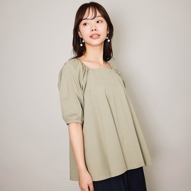 クリアテンジクパフペプラムプルオーバー≪洗濯機で洗える≫ | QUEENS COURT | 詳細画像11 