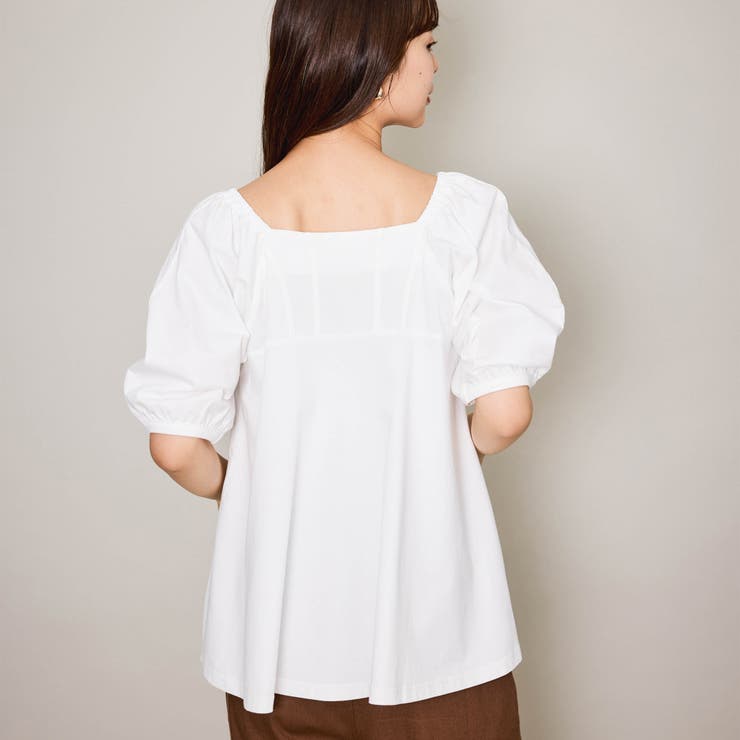 クリアテンジクパフペプラムプルオーバー≪洗濯機で洗える≫ | QUEENS COURT | 詳細画像3 