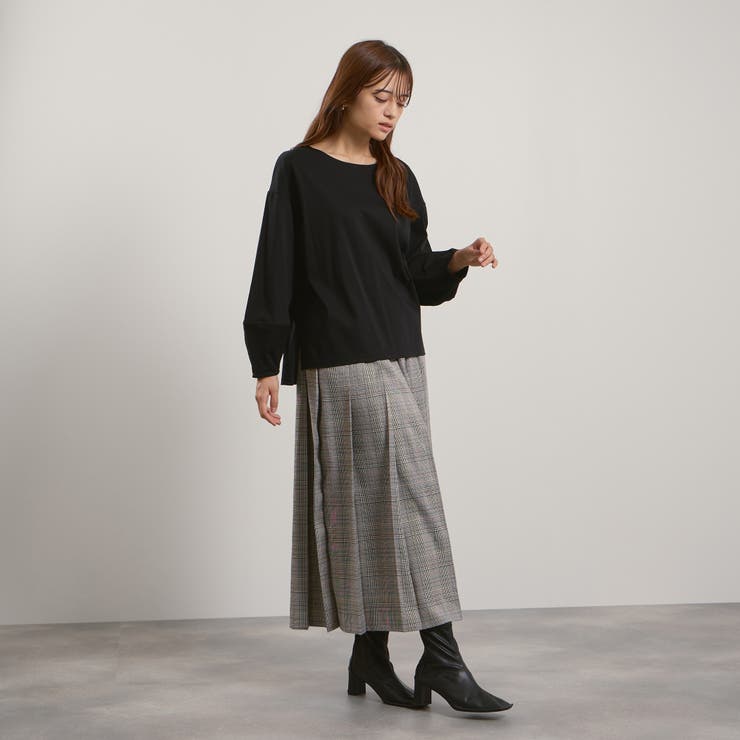 シルキースムースランタンスリーブカットソー≪手洗い可能≫ | QUEENS COURT | 詳細画像4 