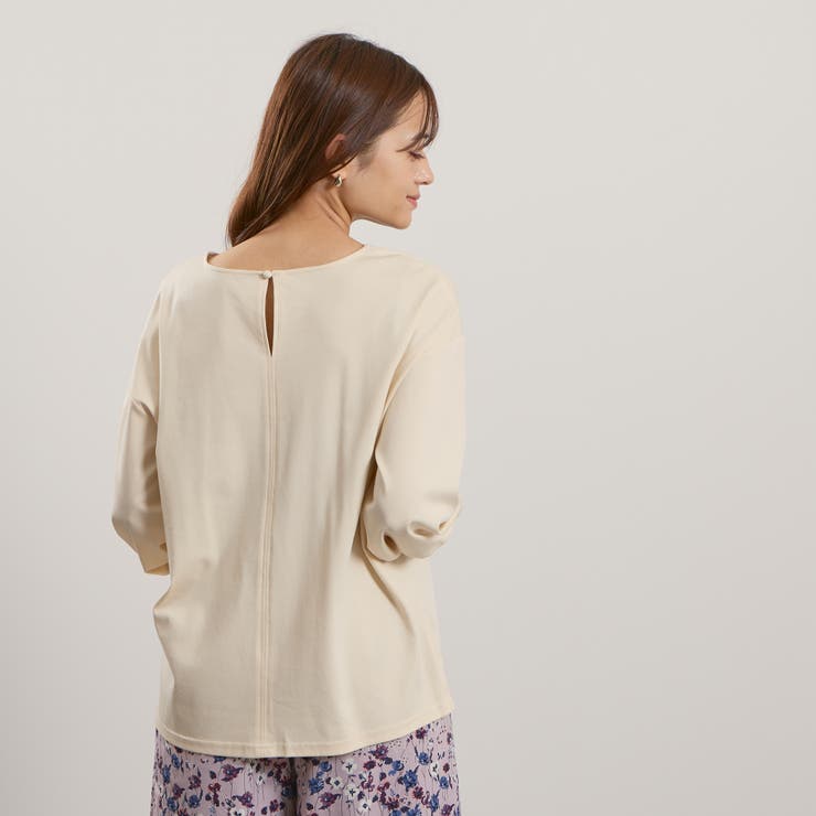 シルキースムースランタンスリーブカットソー≪手洗い可能≫ | QUEENS COURT | 詳細画像8 