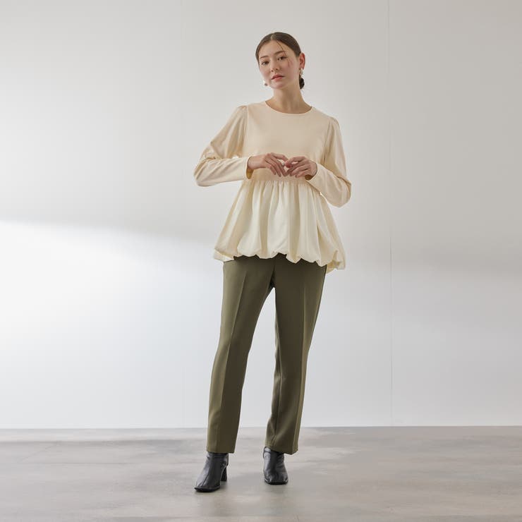 シルキースムースバルーンヘムカットソー≪手洗い可能≫ | QUEENS COURT | 詳細画像7 