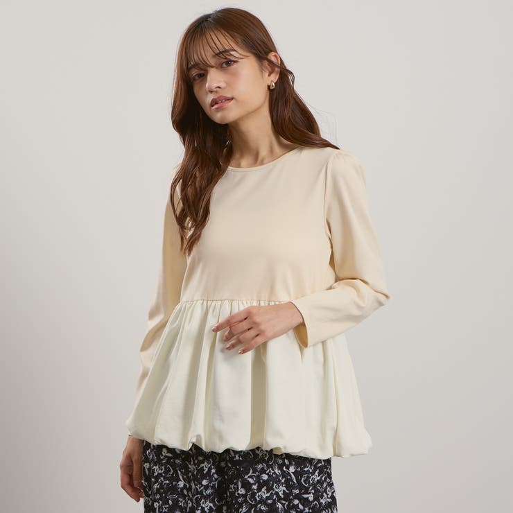 シルキースムースバルーンヘムカットソー≪手洗い可能≫ | QUEENS COURT | 詳細画像8 