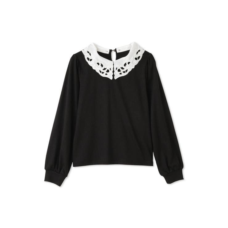 レースカラーラメMIXカットソー≪手洗い可能≫ | QUEENS COURT | 詳細画像12 