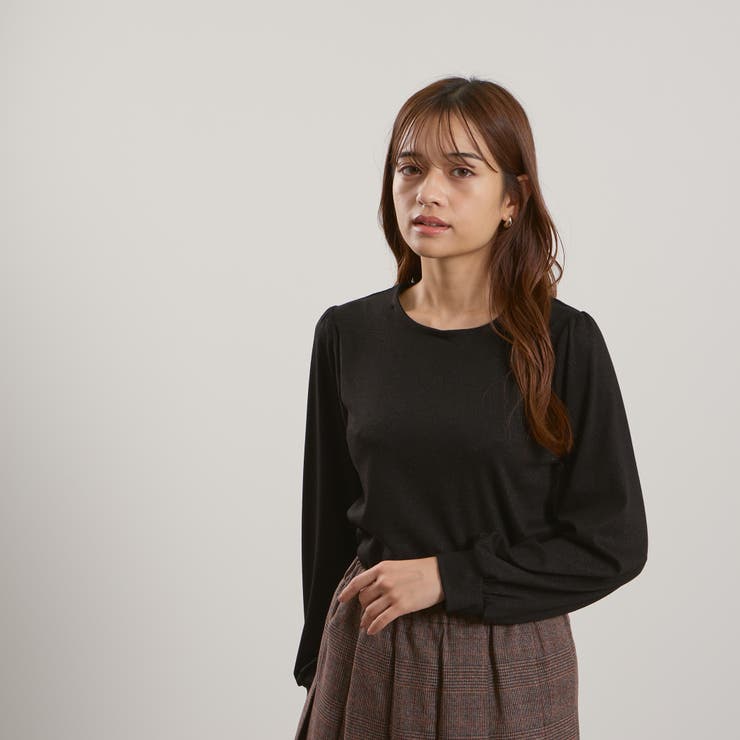 レースカラーラメMIXカットソー≪手洗い可能≫ | QUEENS COURT | 詳細画像3 