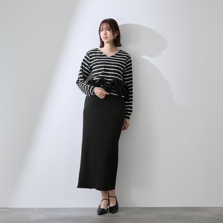 ラッフルヘムクロプトプルオーバー | QUEENS COURT | 詳細画像11 