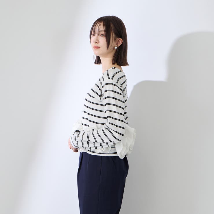 ラッフルヘムクロプトプルオーバー | QUEENS COURT | 詳細画像3 