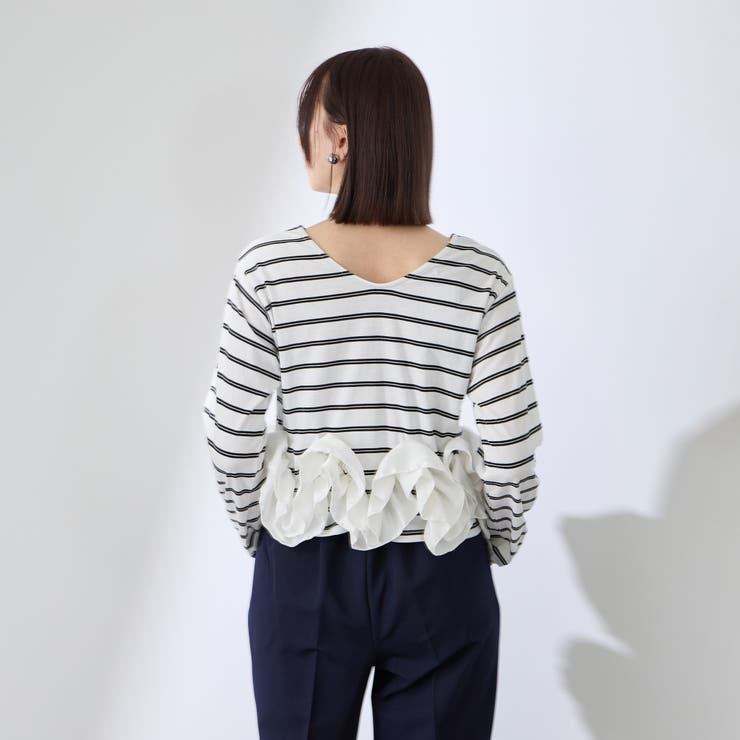 ラッフルヘムクロプトプルオーバー | QUEENS COURT | 詳細画像4 