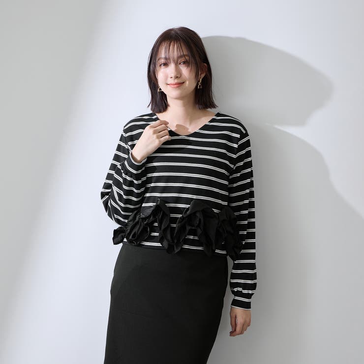 ラッフルヘムクロプトプルオーバー | QUEENS COURT | 詳細画像5 