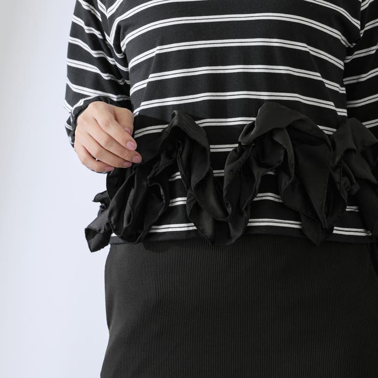 ラッフルヘムクロプトプルオーバー | QUEENS COURT | 詳細画像8 