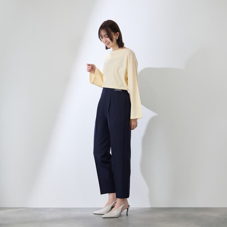 ハイゲージ天竺ボートネックプルオーバー | QUEENS COURT | 詳細画像17 