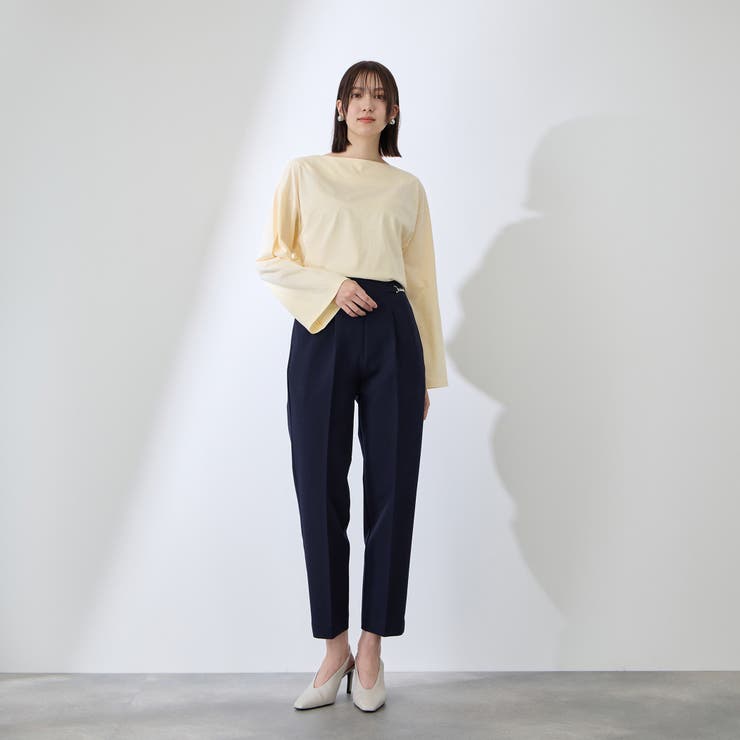 ハイゲージ天竺ボートネックプルオーバー | QUEENS COURT | 詳細画像18 