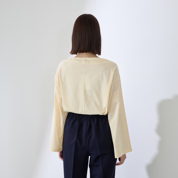 ハイゲージ天竺ボートネックプルオーバー | QUEENS COURT | 詳細画像9 