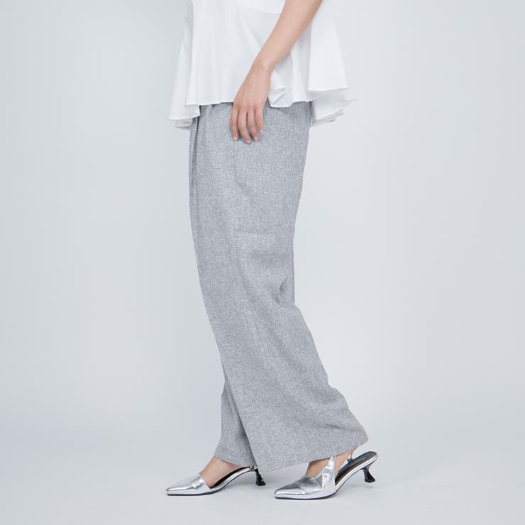 ライトツィードタックパンツ≪手洗い可能≫ | QUEENS COURT | 詳細画像11 