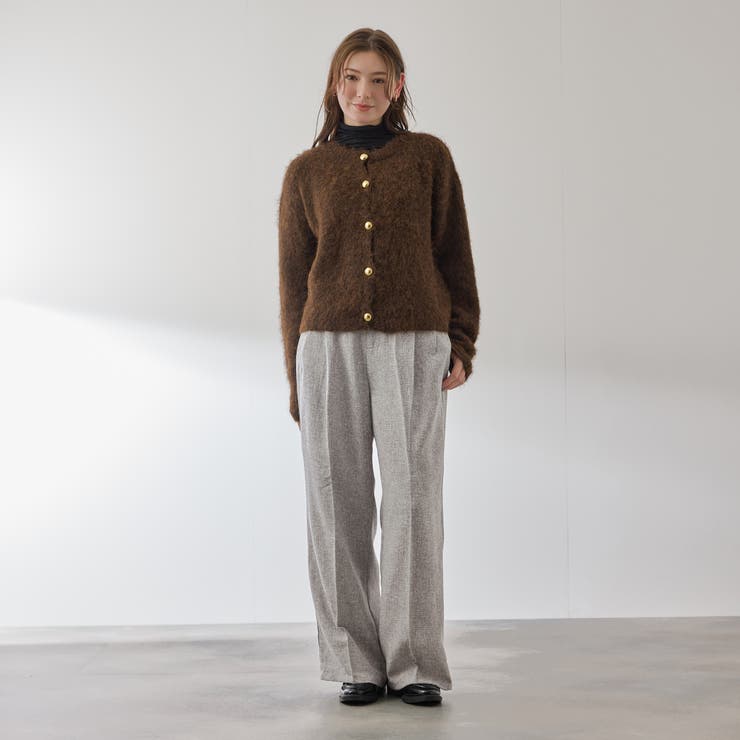 ライトツィードタックパンツ≪手洗い可能≫ | QUEENS COURT | 詳細画像14 