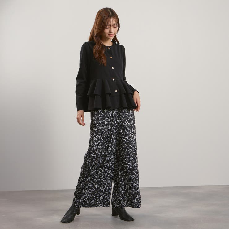 マルチフラワーイージーワイドパンツ≪手洗い可能≫ | QUEENS COURT | 詳細画像11 