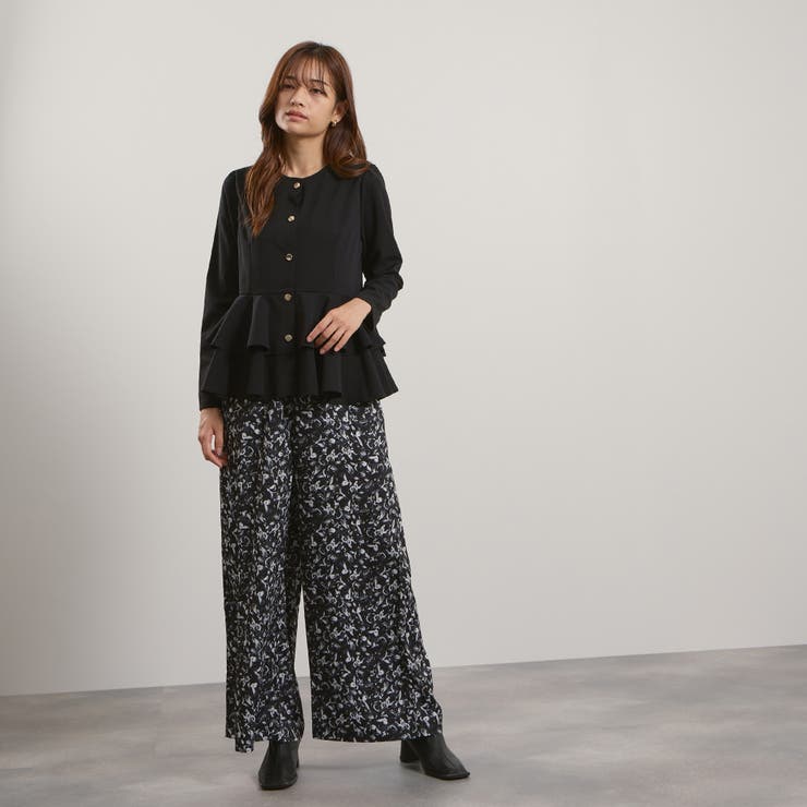 マルチフラワーイージーワイドパンツ≪手洗い可能≫ | QUEENS COURT | 詳細画像12 