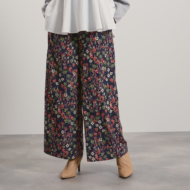 マルチフラワーイージーワイドパンツ≪手洗い可能≫ | QUEENS COURT | 詳細画像15 