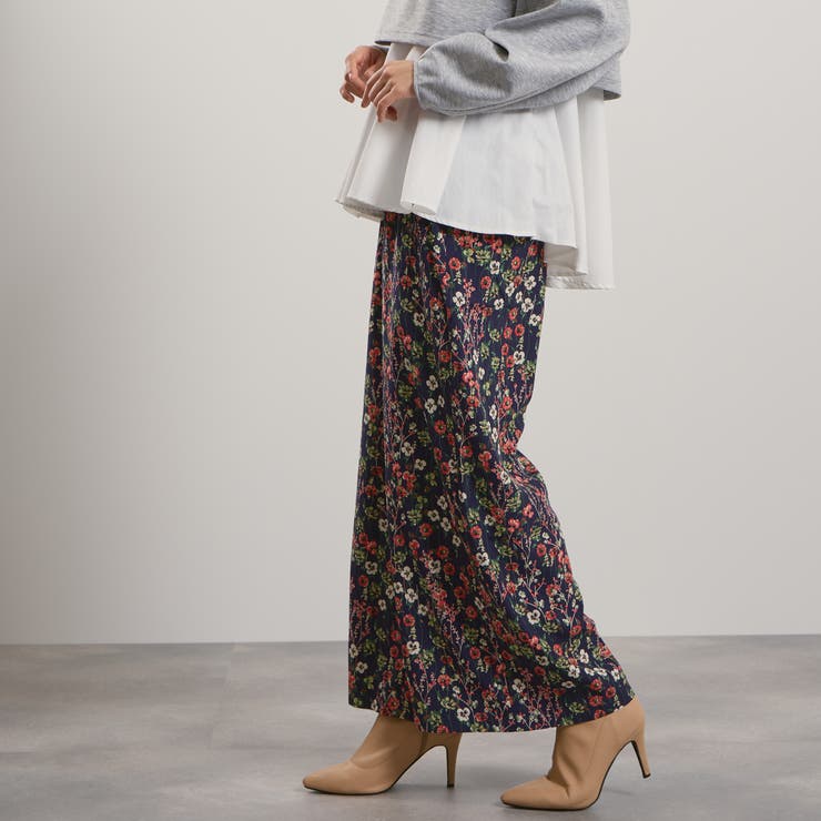 マルチフラワーイージーワイドパンツ≪手洗い可能≫ | QUEENS COURT | 詳細画像16 