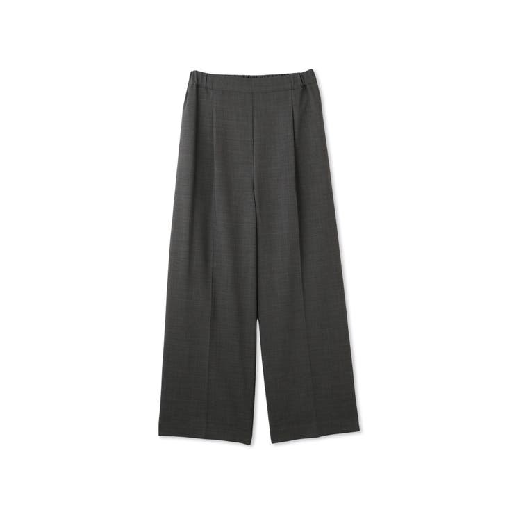 ナチュレッチセンタープレスワイドパンツ≪手洗い可能≫ | QUEENS COURT | 詳細画像7 