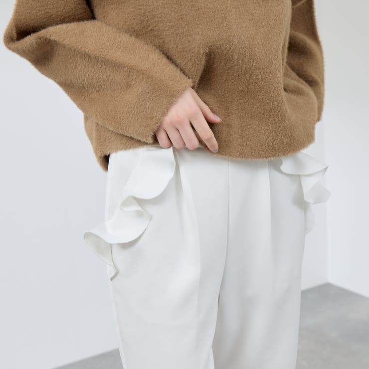 フリルポケットテーパードパンツ≪手洗い可能≫ | QUEENS COURT | 詳細画像4 