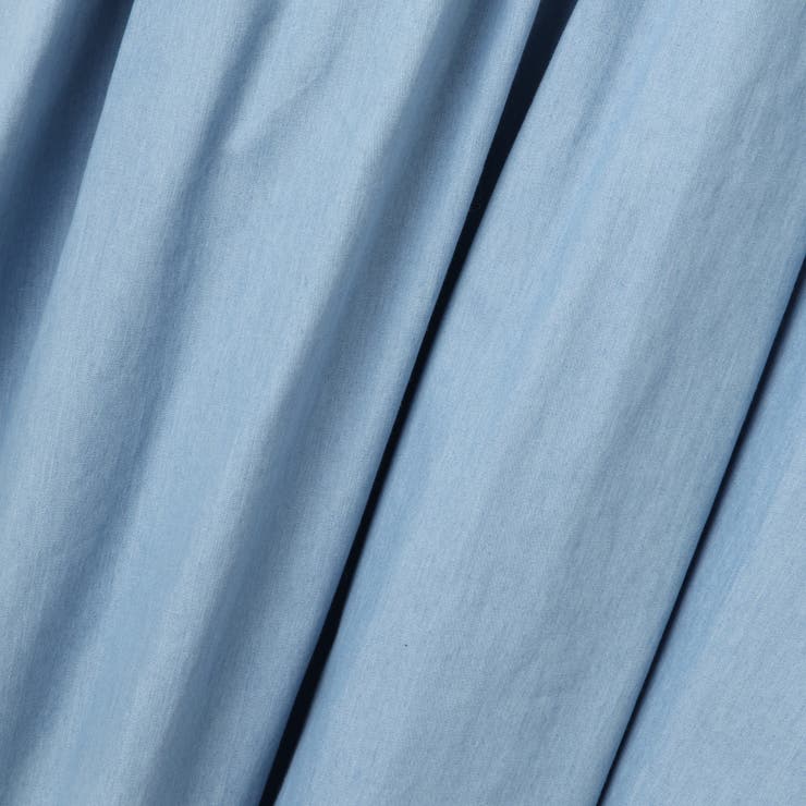 ダンガリーデニムギャザーフレアスカート≪手洗い可能≫ | QUEENS COURT | 詳細画像18 