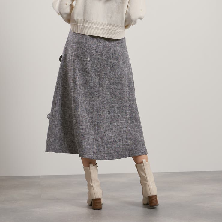 ツィードライクアシメフリルスカート≪手洗い可能≫ | QUEENS COURT | 詳細画像9 