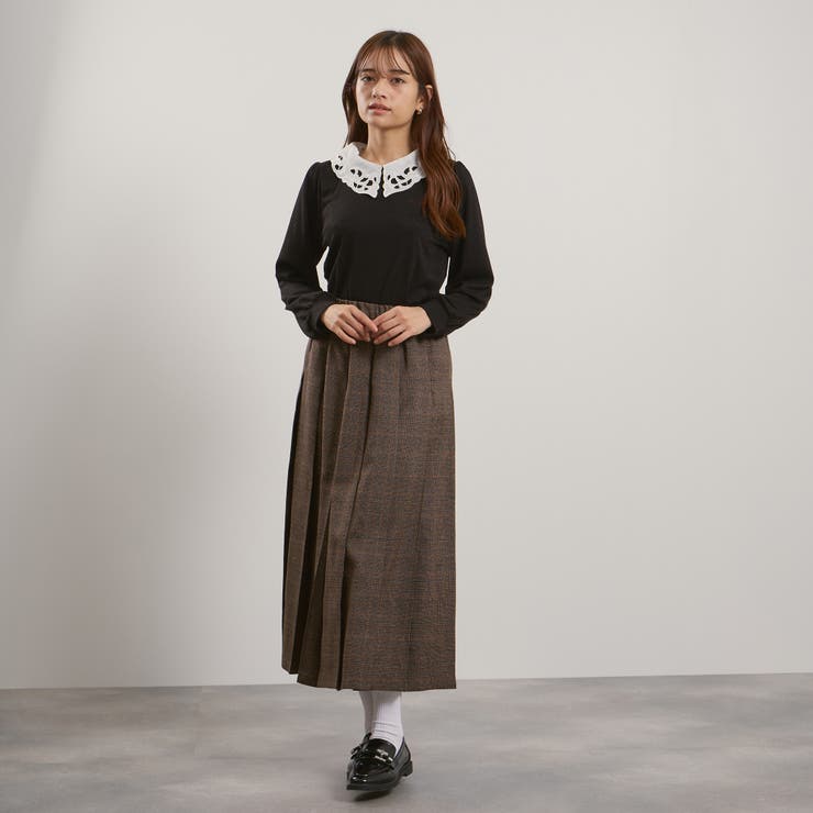 マルチグレンチェックタックプリーツスカート≪手洗い可能≫ | QUEENS COURT | 詳細画像10 