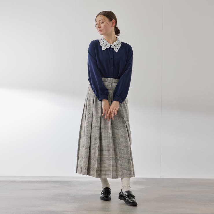 マルチグレンチェックタックプリーツスカート≪手洗い可能≫ | QUEENS COURT | 詳細画像7 