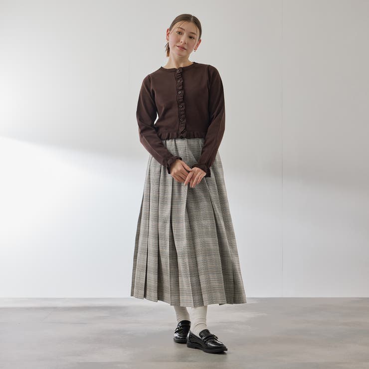マルチグレンチェックタックプリーツスカート≪手洗い可能≫ | QUEENS COURT | 詳細画像8 