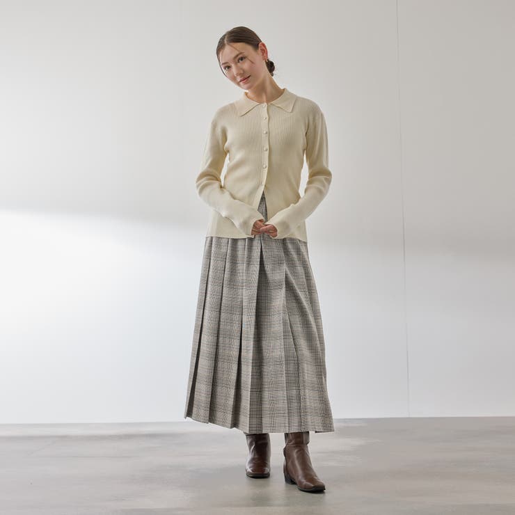 マルチグレンチェックタックプリーツスカート≪手洗い可能≫ | QUEENS COURT | 詳細画像9 