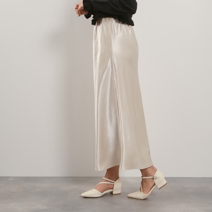 シルキーヘビーサテンスカート≪手洗い可能≫ | QUEENS COURT | 詳細画像8 