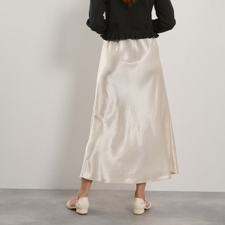 シルキーヘビーサテンスカート≪手洗い可能≫ | QUEENS COURT | 詳細画像9 