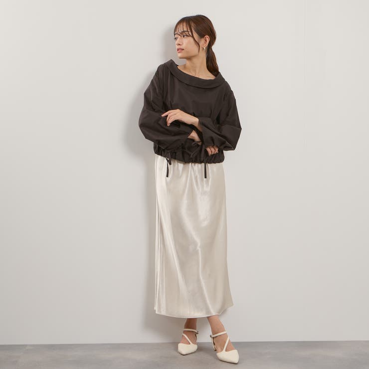 シルキーヘビーサテンスカート≪手洗い可能≫ | QUEENS COURT | 詳細画像10 