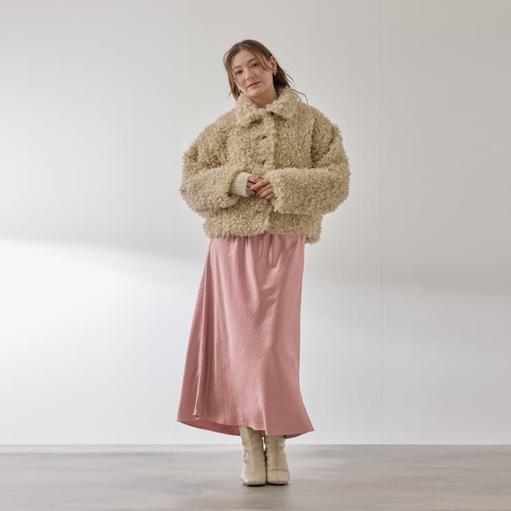 シルキーヘビーサテンスカート≪手洗い可能≫ | QUEENS COURT | 詳細画像5 