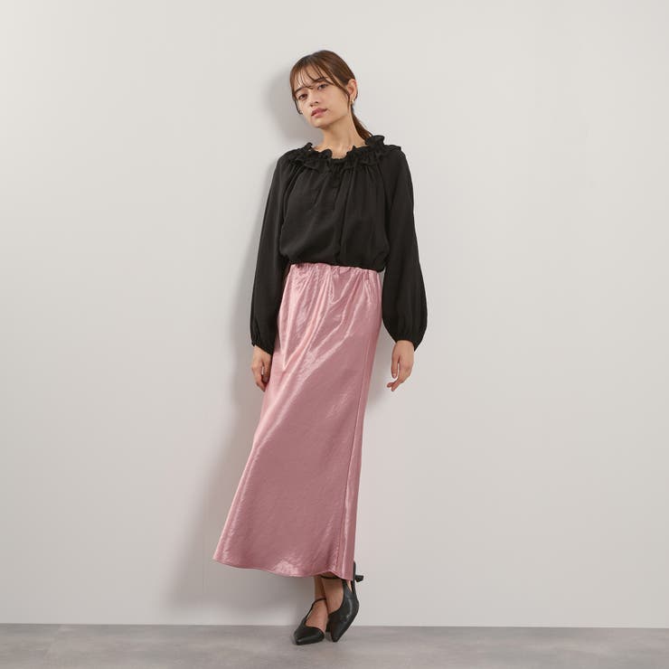 シルキーヘビーサテンスカート≪手洗い可能≫ | QUEENS COURT | 詳細画像7 