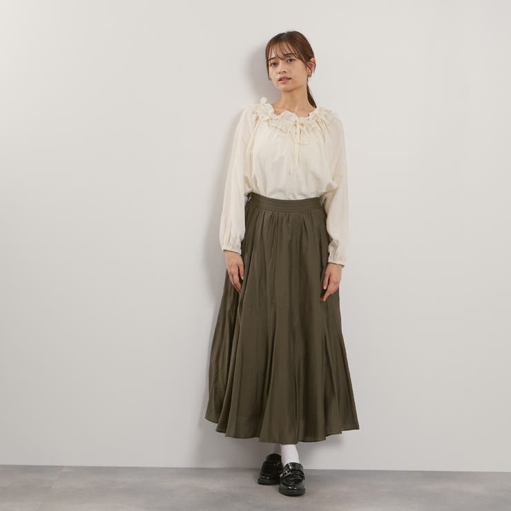 シルキーローンウエストプリーツスカート≪手洗い可能≫ | QUEENS COURT | 詳細画像14 