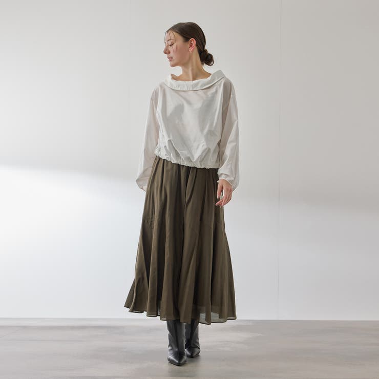 シルキーローンウエストプリーツスカート≪手洗い可能≫ | QUEENS COURT | 詳細画像18 
