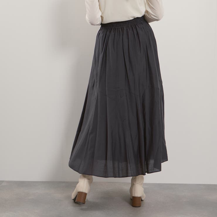 シルキーローンウエストプリーツスカート≪手洗い可能≫ | QUEENS COURT | 詳細画像21 