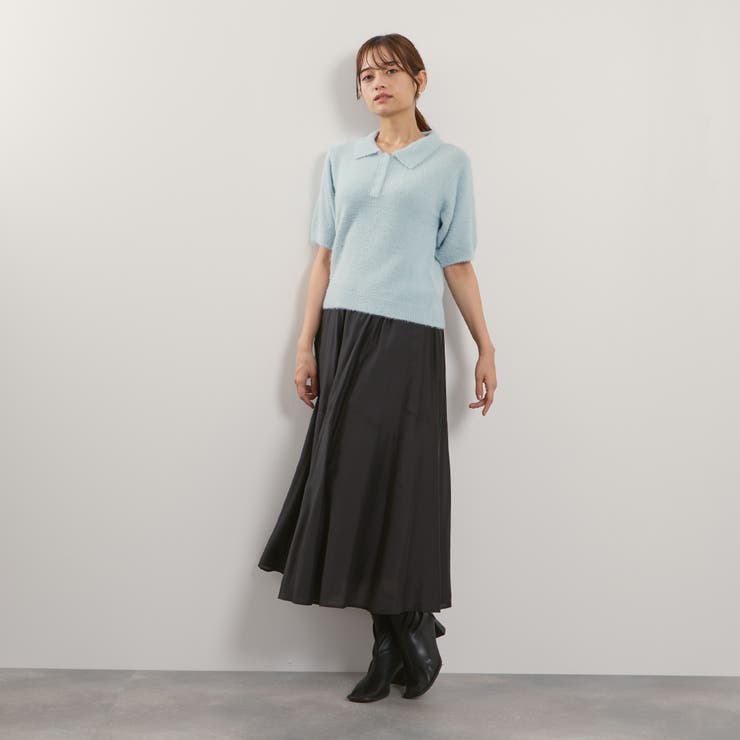 シルキーローンウエストプリーツスカート≪手洗い可能≫ | QUEENS COURT | 詳細画像7 