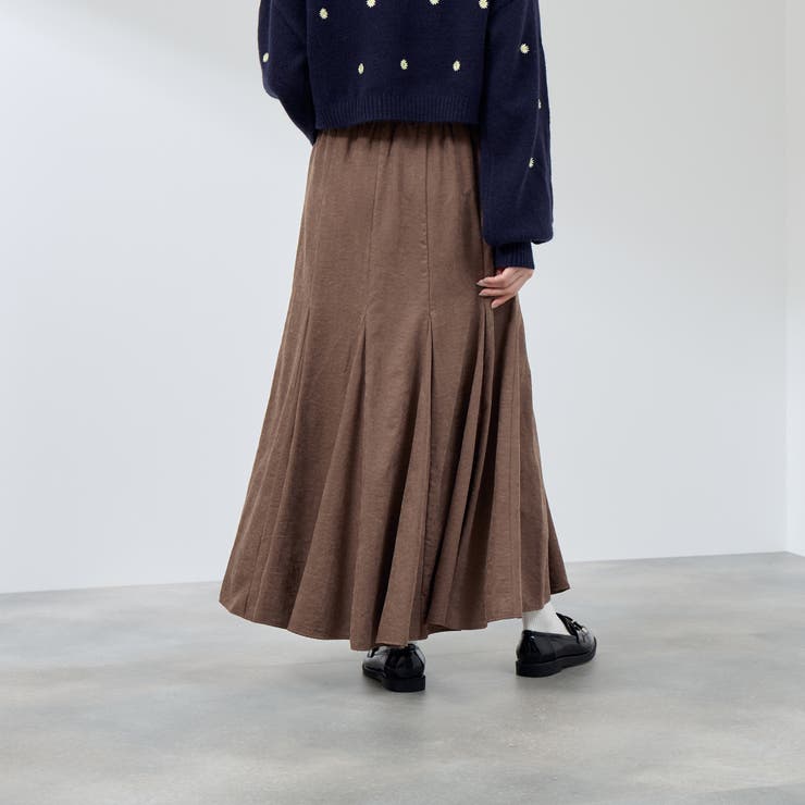 割繊タンブラーピーチマーメイドスカート≪手洗い可能≫ | QUEENS COURT | 詳細画像3 