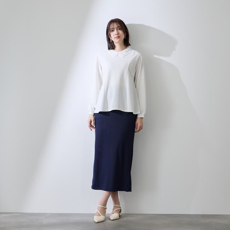 ミドルリブナロースカート≪洗濯機で洗える≫ | QUEENS COURT | 詳細画像9 