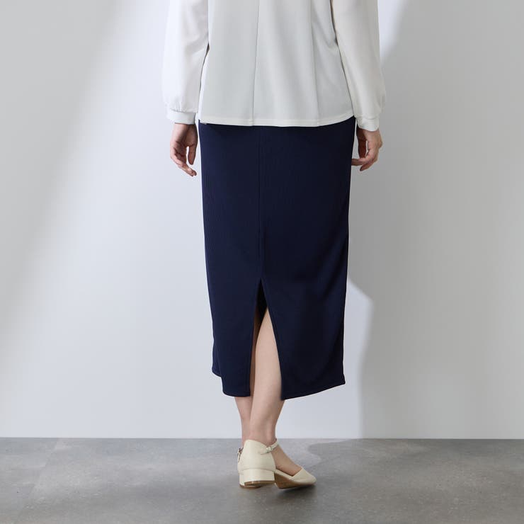 ミドルリブナロースカート≪洗濯機で洗える≫ | QUEENS COURT | 詳細画像3 