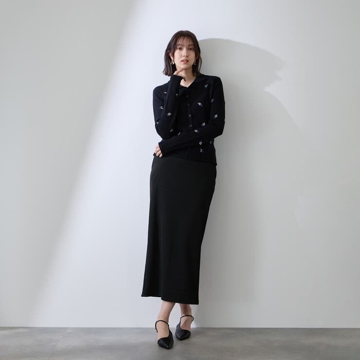 ミドルリブナロースカート≪洗濯機で洗える≫ | QUEENS COURT | 詳細画像4 