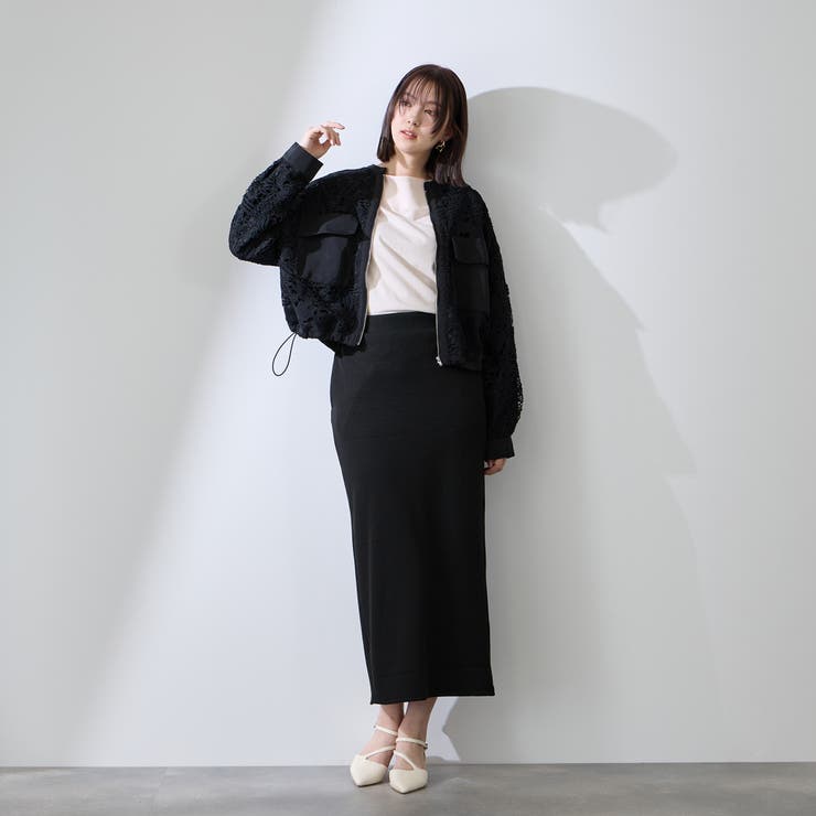 ミドルリブナロースカート≪洗濯機で洗える≫ | QUEENS COURT | 詳細画像7 